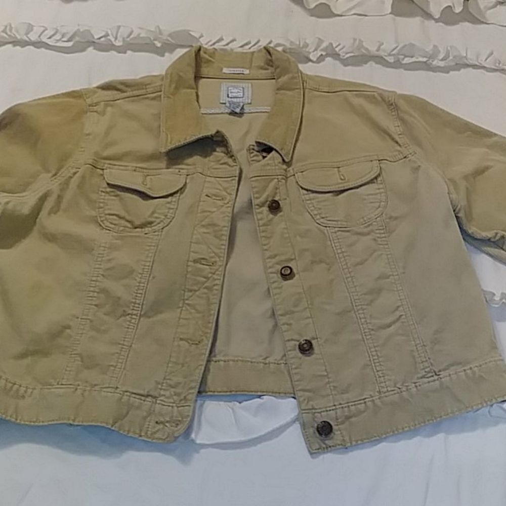 Cordaroy denim-styled jacket
